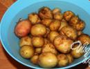 Жареная картошка с чесноком Как приготовить картошку чесноком сковороде
